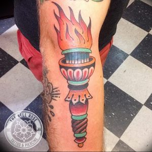 фото тату факел от 08.09.2017 №051 - tattoo torch - tattoo-photo.ru