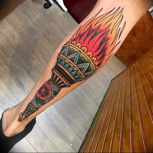 фото тату факел от 08.09.2017 №054 - tattoo torch - tattoo-photo.ru