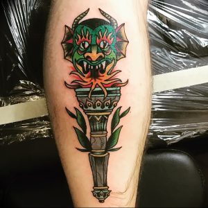 фото тату факел от 08.09.2017 №071 - tattoo torch - tattoo-photo.ru