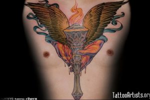 фото тату факел от 08.09.2017 №097 - tattoo torch - tattoo-photo.ru