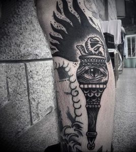фото тату факел от 08.09.2017 №106 - tattoo torch - tattoo-photo.ru