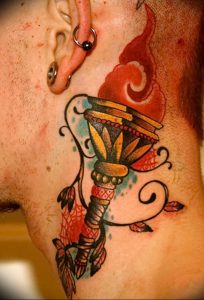 фото тату факел от 08.09.2017 №120 - tattoo torch - tattoo-photo.ru