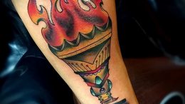 фото тату факел от 08.09.2017 №122 - tattoo torch - tattoo-photo.ru