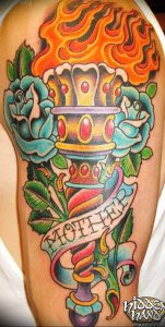фото тату факел от 08.09.2017 №142 - tattoo torch - tattoo-photo.ru