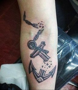 фото тату якорь от 02.10.2017 №096 - tattoo anchori - tattoo-photo.ru