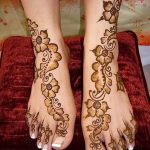 фото Мехенди на ноге от 24.10.2017 №031 - Mehendi on foot - tattoo-photo.ru