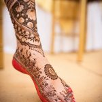 фото Мехенди на ноге от 24.10.2017 №063 - Mehendi on foot - tattoo-photo.ru