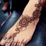 фото Мехенди на ноге от 24.10.2017 №064 - Mehendi on foot - tattoo-photo.ru