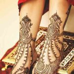 фото Мехенди на ноге от 24.10.2017 №077 - Mehendi on foot - tattoo-photo.ru