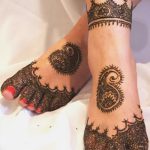 фото Мехенди на ноге от 24.10.2017 №105 - Mehendi on foot - tattoo-photo.ru