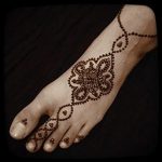 фото Мехенди на ноге от 24.10.2017 №114 - Mehendi on foot - tattoo-photo.ru
