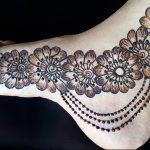 фото Мехенди на ноге от 24.10.2017 №126 - Mehendi on foot - tattoo-photo.ru