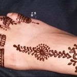 фото Мехенди на ноге от 24.10.2017 №138 - Mehendi on foot - tattoo-photo.ru