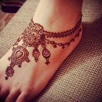 фото Мехенди на ноге от 24.10.2017 №139 - Mehendi on foot - tattoo-photo.ru