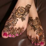 фото Мехенди на ноге от 24.10.2017 №141 - Mehendi on foot - tattoo-photo.ru