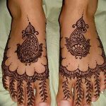 фото Мехенди на ноге от 24.10.2017 №148 - Mehendi on foot - tattoo-photo.ru
