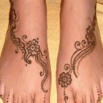 фото Мехенди на ноге от 24.10.2017 №149 - Mehendi on foot - tattoo-photo.ru