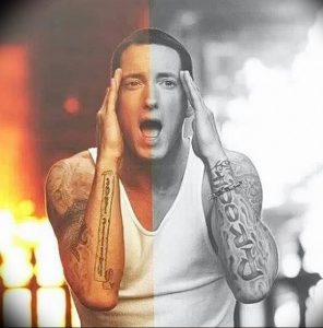 фото Тату Эминема от 13.10.2017 №017 - Eminem Tattoo - tatufoto.com