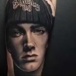 фото Тату Эминема от 13.10.2017 №066 - Eminem Tattoo - tatufoto.com