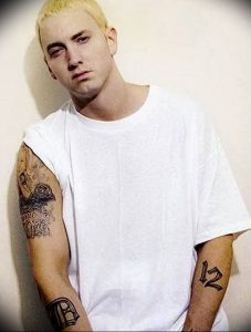 фото Тату Эминема от 13.10.2017 №075 - Eminem Tattoo - tatufoto.com