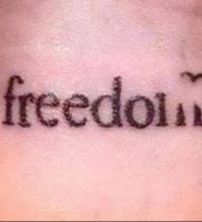 фото Тату со значением свободы от 18.10.2017 №002 — Tattoo with the meaning of freedom