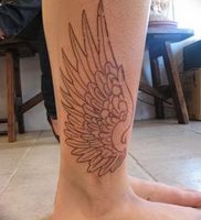 фото тату Крылья Гермеса от 21.10.2017 №002 — tattoo Wings of Hermes — tattoo-photo.ru