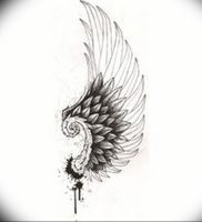 фото тату Крылья Гермеса от 21.10.2017 №006 — tattoo Wings of Hermes — tattoo-photo.ru