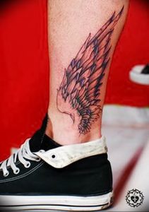 фото тату Крылья Гермеса от 21.10.2017 №007 - tattoo Wings of Hermes - tattoo-photo.ru