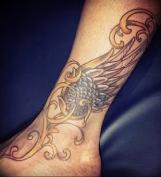 фото тату Крылья Гермеса от 21.10.2017 №008 — tattoo Wings of Hermes — tattoo-photo.ru