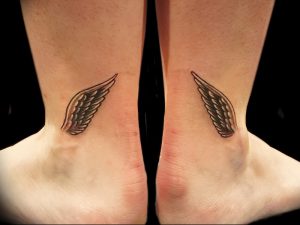 фото тату Крылья Гермеса от 21.10.2017 №018 - tattoo Wings of Hermes - tattoo-photo.ru