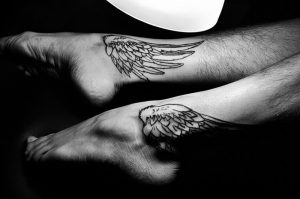 фото тату Крылья Гермеса от 21.10.2017 №038 - tattoo Wings of Hermes - tattoo-photo.ru