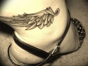 фото тату Крылья Гермеса от 21.10.2017 №048 - tattoo Wings of Hermes - tattoo-photo.ru