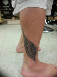 фото тату Крылья Гермеса от 21.10.2017 №061 - tattoo Wings of Hermes - tattoo-photo.ru