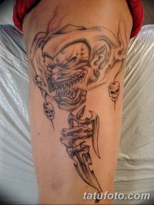 фото тату арлекин от 28.10.2017 №025 - tattoo harlequin - tatufoto.com