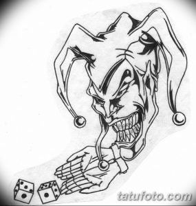 фото тату арлекин от 28.10.2017 №063 - tattoo harlequin - tatufoto.com