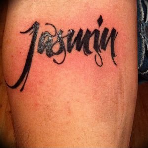 фото тату жасмин от 18.10.2017 №001 - tattoo jasmine - tattoo-photo.ru
