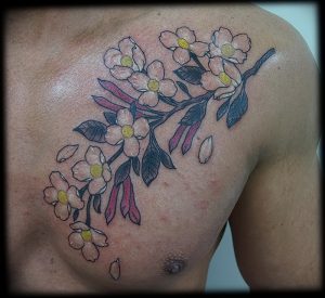 фото тату жасмин от 18.10.2017 №023 - tattoo jasmine - tattoo-photo.ru