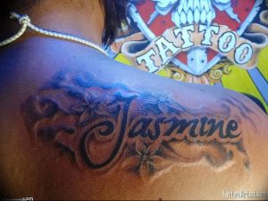фото тату жасмин от 18.10.2017 №029 - tattoo jasmine - tattoo-photo.ru