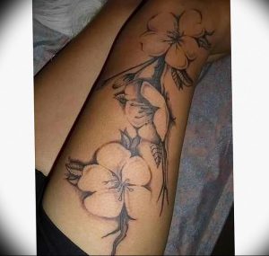 фото тату жасмин от 18.10.2017 №053 - tattoo jasmine - tattoo-photo.ru