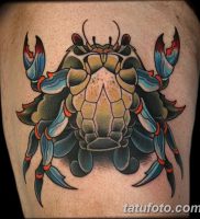 фото тату краб (рак) от 23.10.2017 №003 — tattoo crab (cancer) — tatufoto.com