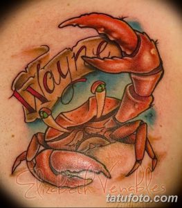 фото тату краб (рак) от 23.10.2017 №005 - tattoo crab (cancer) - tatufoto.com