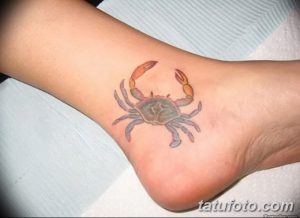 фото тату краб (рак) от 23.10.2017 №023 - tattoo crab (cancer) - tatufoto.com