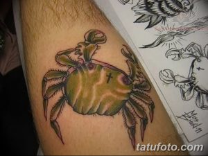 фото тату краб (рак) от 23.10.2017 №027 - tattoo crab (cancer) - tatufoto.com