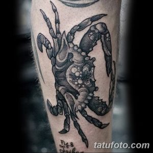 фото тату краб (рак) от 23.10.2017 №053 - tattoo crab (cancer) - tatufoto.com