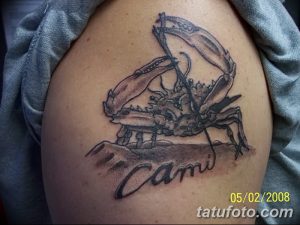 фото тату краб (рак) от 23.10.2017 №061 - tattoo crab (cancer) - tatufoto.com