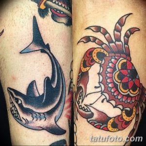 фото тату краб (рак) от 23.10.2017 №071 - tattoo crab (cancer) - tatufoto.com