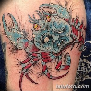 фото тату краб (рак) от 23.10.2017 №079 - tattoo crab (cancer) - tatufoto.com