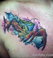 фото тату краб (рак) от 23.10.2017 №085 — tattoo crab (cancer) — tatufoto.com