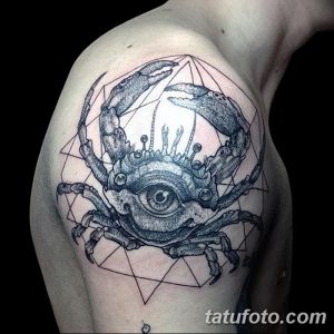 фото тату краб (рак) от 23.10.2017 №089 - tattoo crab (cancer) - tatufoto.com