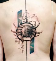 фото тату краб (рак) от 23.10.2017 №091 — tattoo crab (cancer) — tatufoto.com